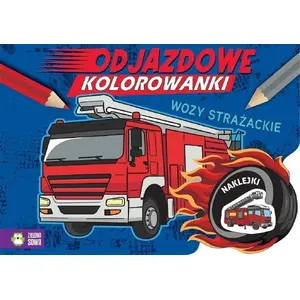 Детская книга Zielona Sowa Odjazd kolorów z wykr. — Пожарные машины (9788382998610)