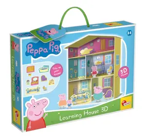 Настольная игра Lisciani Peppa Pig Learning House 3D — пазл, 3+ года