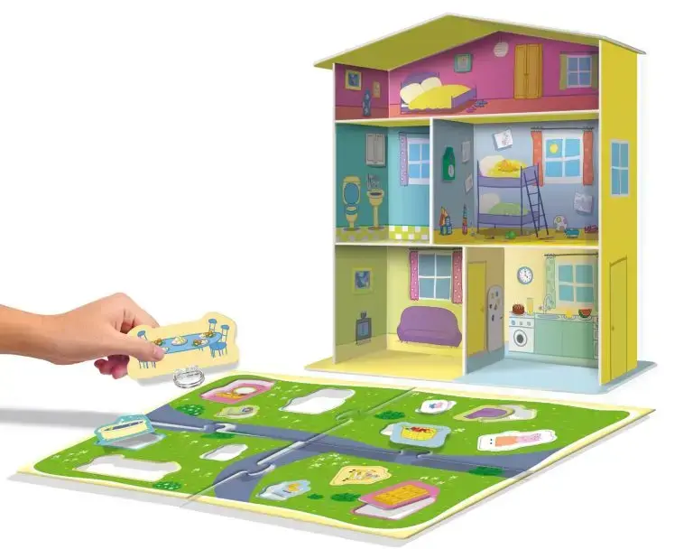 Lisciani Peppa Pig Learning House 3D galda spēle Photo 4