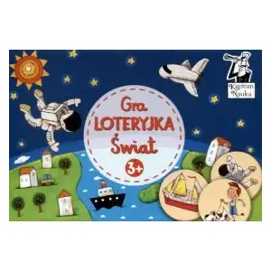 Board game Edgard Kapitan Nauka — Gra Loteryjka Świat (paperbook/Polish language)
