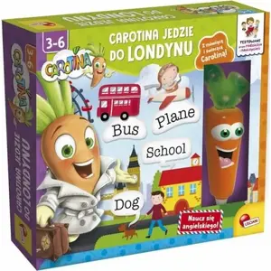 Board Game Lisciani Carotina — 'Carotina Goes to London' by Lisciani (children's educational travel-themed game)