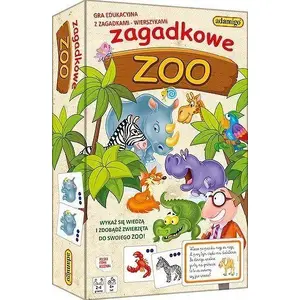 Board game Adamigo Gra Zagadkowe zoo mini — compact puzzle game for children