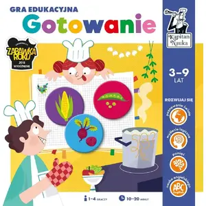 Educational board game Edgard Kapitan Nauka — Gotowanie (Cooking) — learning game for children