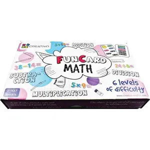 Образовательные карточки Creativo Fun Card Math CREATIVO — набор для освоения базовой математики
