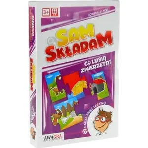 Educational Game Artyk — 'Sam składam: Co lubią zwierzęta' (children's puzzle/activity set)