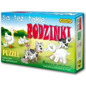 Puzzle set Adamigo Są też takie rodzinki, model 4997, jigsaw puzzle