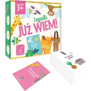 Puzzle/Quiz Kangur Gra Już wiem 3+ — educational riddles set, MPN GR478