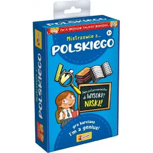 Educational board game Lisciani I'M A GENIUS Mistrzowie z polskiego – Polish language learning set