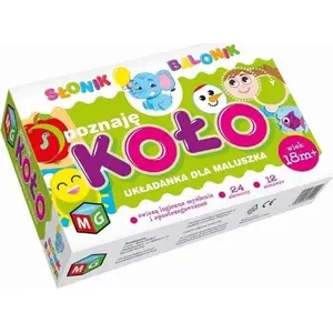 Educational board game Multigra Poznaję koło - Słonik Balonik, Polish children’s learning game