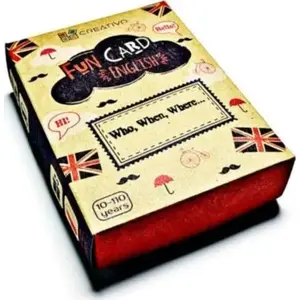 Card Game Creativo Fun Card English — Who, When, Where... (Creativo)