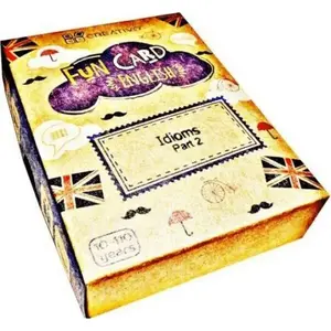 Набор карточек Creativo Fun Card English Idioms Part 2 — обучающие карточки для идиом английского языка
