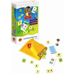 Board game Alexander Supermatematyk mini (model 1347) — compact educational math game