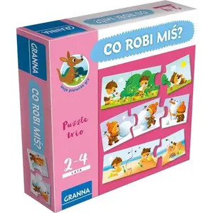 Настольная игра Granna Gra Co robi miś? — семейная игра Granna, модель GXP-680266
