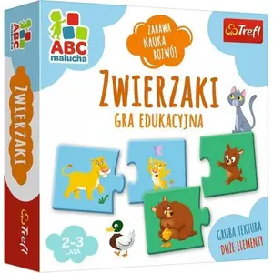 Board Game TREFL ABC Animals for Toddlers – Trefl 01940 TR, educational matching game