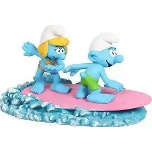 AQUA DELLA dekoratīva figūriņa Ozdoba Smerfy Surfujące 15,9×8,2×8,9 cm