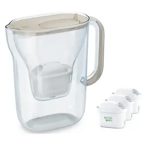 Фильтр-кувшин BRITA Style Essential 2,4 л с 3 сменными картриджами (песочный)