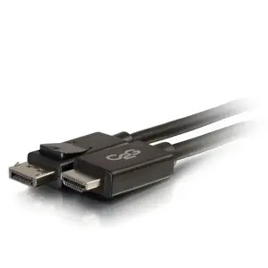 C2G DisplayPort to HDMI Adapter Cable 0.9 m — DP (male) to HDMI (male), black