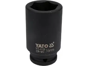 Triecienatslēgas galva YATO YT-1136 — 1 galva 4,4 cm, melna, platums 90 mm