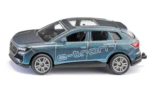 Siku klasiskā automodelis Audi Q4 e-tron — metāla modeļa izmēri 83×32×27 mm