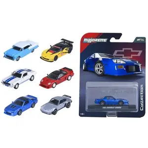 Rotaļu automašīnas SIMBA MAJORETTE Auto met z gablota 7,5 cm — komplekts 6 dažādas