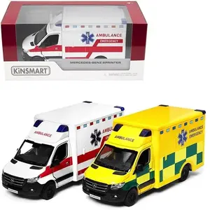 Игрушка Kinsmart Mercedes‑Benz Sprinter Ambulance MIX, металлический автомобиль скорой помощи, масштаб не указан