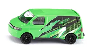 Pilsētas auto modelis Siku S1585 — salikta VW Transporter mēroga modeļa 85×32×35 mm
