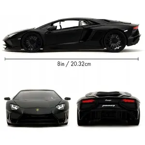 Игрушечный автомобиль Jada Toys Lamborghini Aventador (Шоу), чёрный — литая модель
