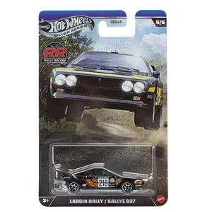 MATTEL LANCIA RALLY 037 Toy Car Black Metal for 3-99 Years