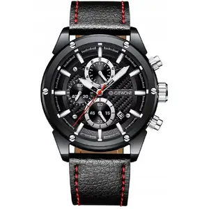 Men's Chronograph Watch Giewont GW8810-A1 with Sapphire Crystal, Black