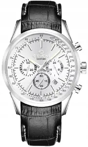Wrist Watch Giewont Chronograph Sapphire GW7650-A1 — men's chronograph, sapphire crystal, silver finish