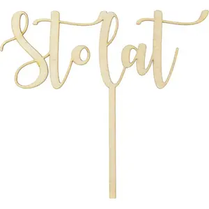 Cake Topper PartyDeco Sto Lat — 14 cm universal cake decoration