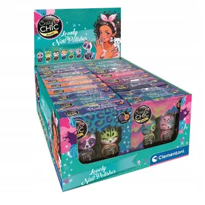 Clementoni CLE Crazy Chic 2xlakier Lovely 3-варианта 18/дисплей – набор для лака и игр с маникюром