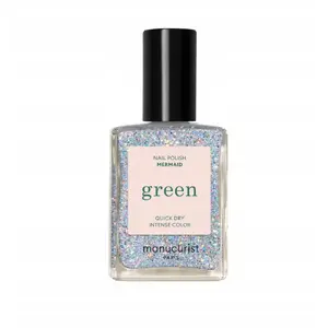 Лак для ногтей MANUCURIST Green Mermaid 15 мл — зелёный оттенок, флакон 15 мл