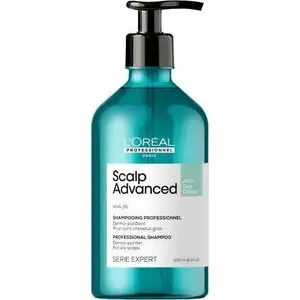 Шампунь L’Oreal Paris Serie Expert Scalp Advanced Anti-Oiliness 500 мл — очищающий шампунь для жирной кожи головы