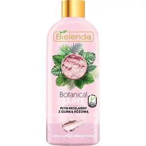 Micelārā ūdens sejai Bielenda Botanical Clays Rozā māls 500 ml