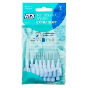 Starpzobu birste TePe Extra Soft 0,6 mm, 8 gab. — TePe