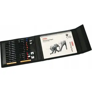 Sketching Wallet komplekts DecoArt 601010 — pārnēsājams skiču zīmēšanas komplekts