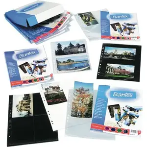 Photo Sleeves Bantex 10x15 cm Vertical, A4 Sheet, Pack of 10 (MPN 211208)