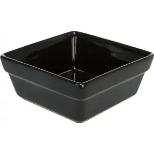 Керамическая миска для животных Trixie TX-24820 черная 0,2 л 11,5×5×11,5 см