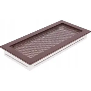 Režģis JetWorld GRATE OLD BRASS 170x370 — metāla grīdas/seguma režģis 170×370 mm