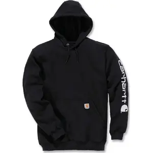 Hūdija Carhartt Midweight Signature Logo Black – modelis K288.BLK.S006