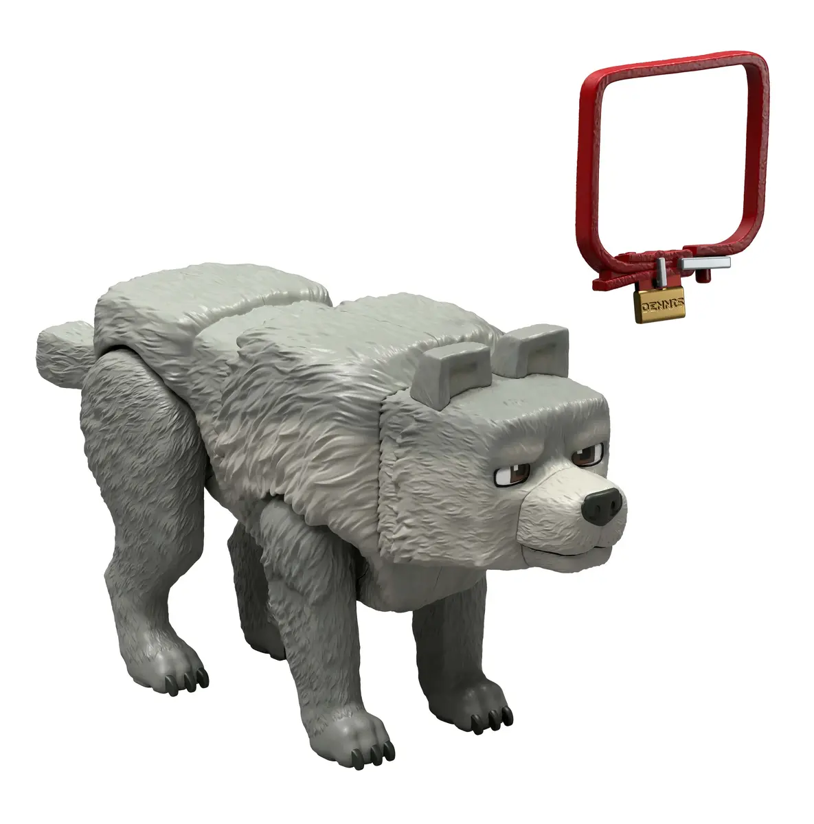 MATTEL Minecraft Dennis the Wolf 3,25" figūriņa Photo 5