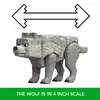 MATTEL Minecraft Dennis the Wolf 3,25" figūriņa Photo 7