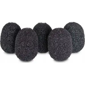 Lavalier Foam Windscreens by Rycote — Black, Pack of 5 (RYC105501)