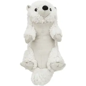 Plush dog toy Trixie Be Eco Otter Emir — white, height 300 mm