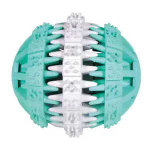 Мяч для собак Trixie 32942 — бирюзово‑белый, диаметр 7 см