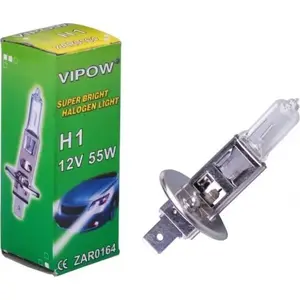 Automotive Halogen Bulb Vexin H1 12V 55W — Single Filament, Standard Base