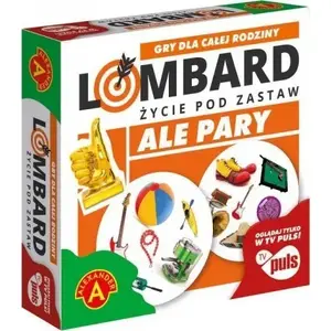 Board game Alexander Lombard Życie pod zastaw ALEX — family strategy game, Polish edition