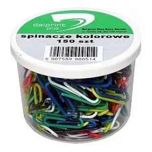 Paper Clips Dalprint colored, pack 150 pieces