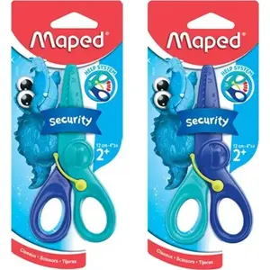 Scissors Maped Kidipulse 12 cm — Maped 368930 — children's rounded-tip scissors, mixed colors